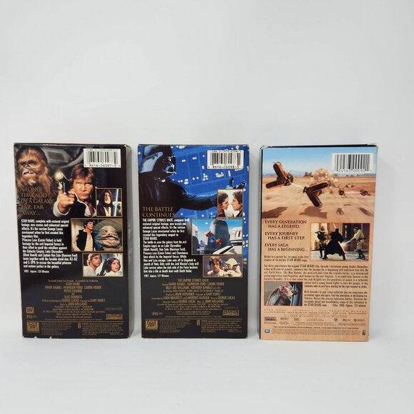 Star Wars VHS Trilogy Special Edition & The Phantom Menace Digitally THX Mastere - Picture 5 of 15